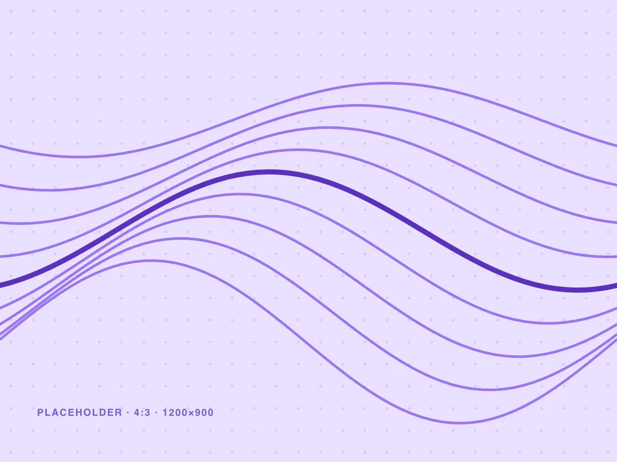 Light wave lines flowing across the frame